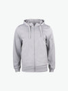 Clique Basic Active Hoody FZ - Grijsmelange Hoodie Clique XS