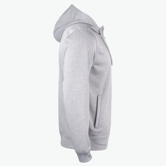 Clique Basic Active Hoody FZ - Grijsmelange Hoodie Clique