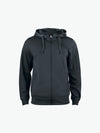 Clique Basic Active Hoody FZ - Zwart Hoodie Clique XS