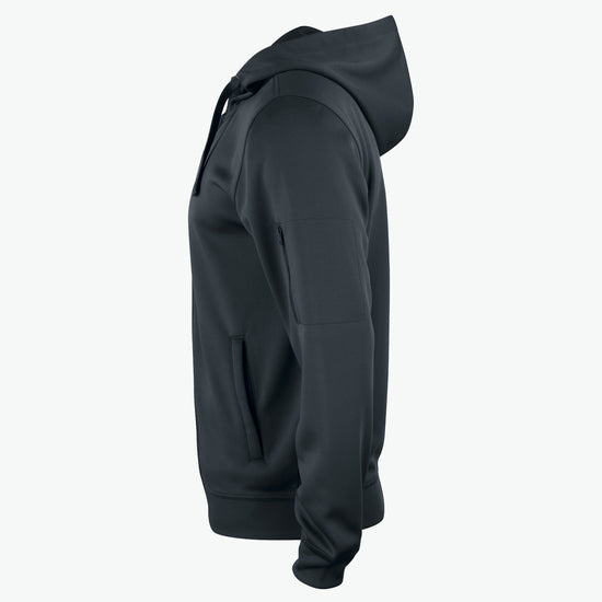 Clique Basic Active Hoody FZ - Zwart Hoodie Clique