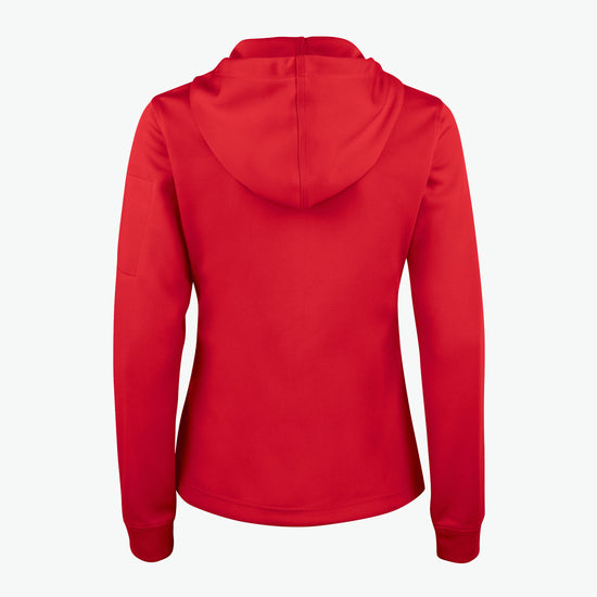 Clique Basic Active Hoody FZ Women - Rood Hoodie Clique