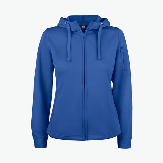 Clique Basic Active Hoody FZ Women - Kobalt Hoodie Clique S