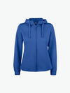 Clique Basic Active Hoody FZ Women - Kobalt Hoodie Clique S