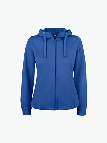 Clique Basic Active Hoody FZ Women - Kobalt Hoodie Clique S