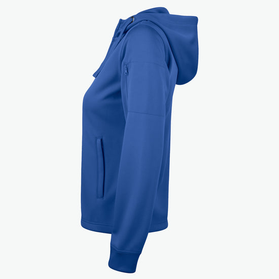 Clique Basic Active Hoody FZ Women - Kobalt Hoodie Clique