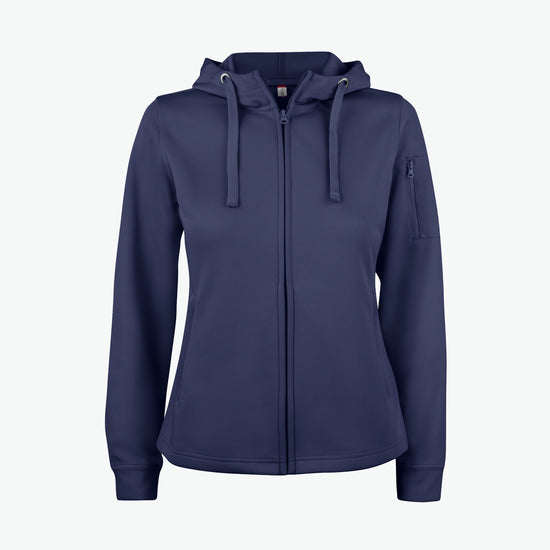 Clique Basic Active Hoody FZ Women - Dark Navy Hoodie Clique XS