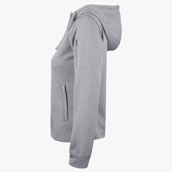 Clique Basic Active Hoody FZ Women - Grijsmelange Hoodie Clique