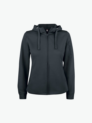 Clique Basic Active Hoody FZ Women - Zwart Hoodie Clique XS