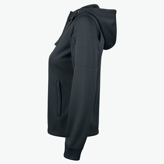 Clique Basic Active Hoody FZ Women - Zwart Hoodie Clique