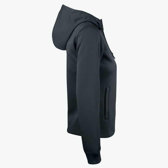 Clique Basic Active Hoody FZ Women - Zwart Hoodie Clique