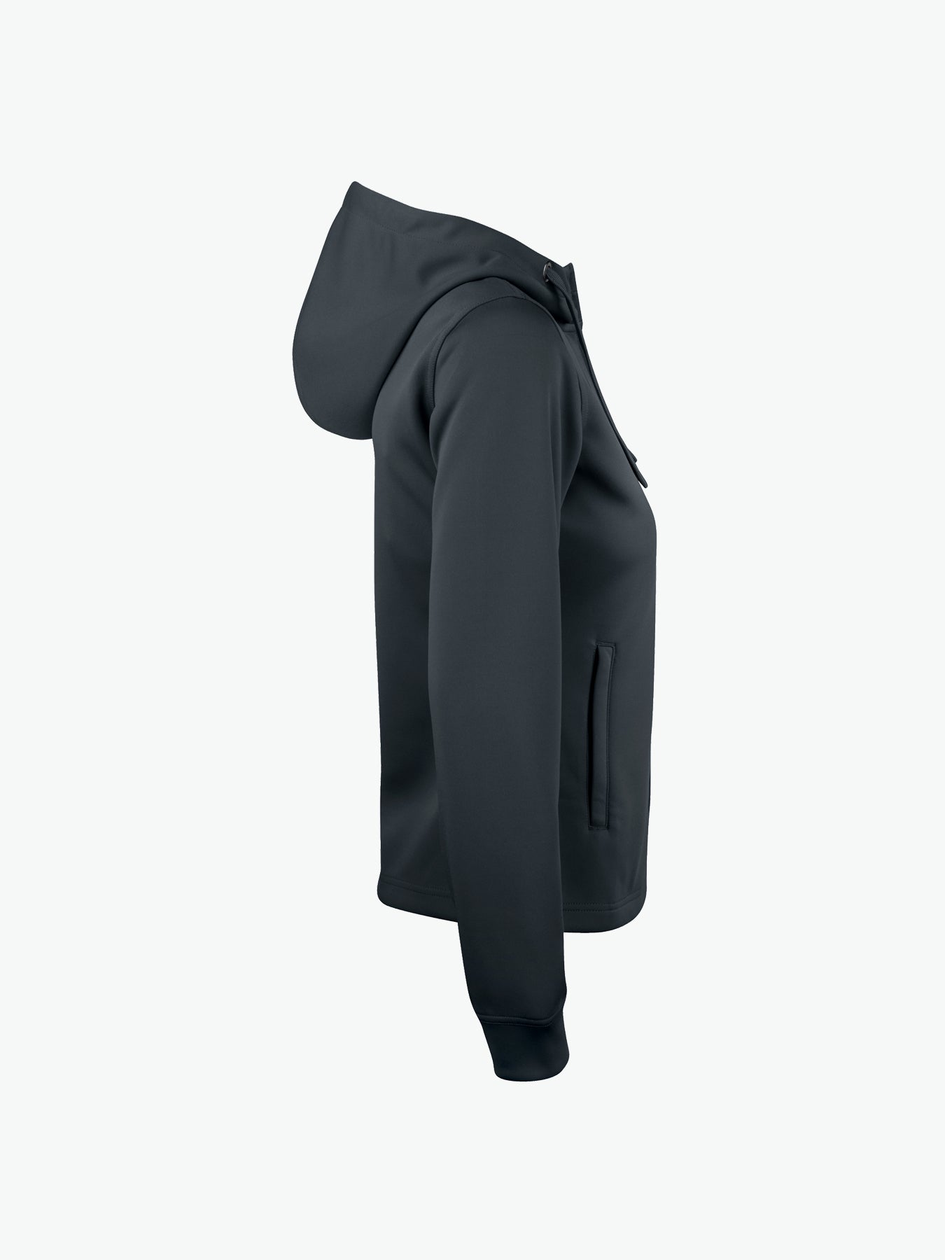 Clique Basic Active Hoody FZ Women - Zwart Hoodie Clique