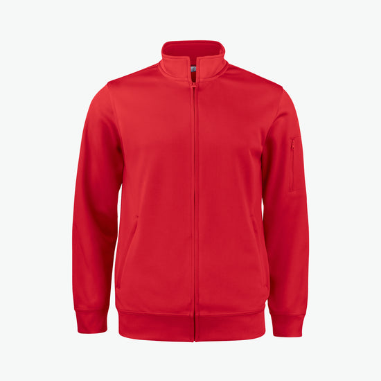 Clique Basic Active Cardigan - Rood Vest Clique XS