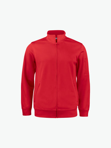 Clique Basic Active Cardigan - Rood Vest Clique XS