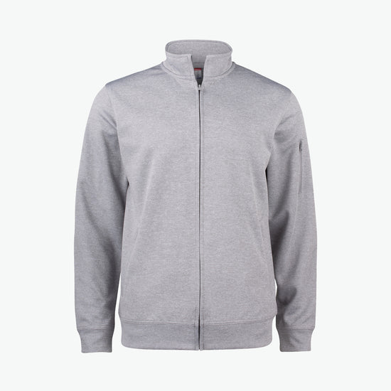 Clique Basic Active Cardigan - Grijsmelange Vest Clique XS