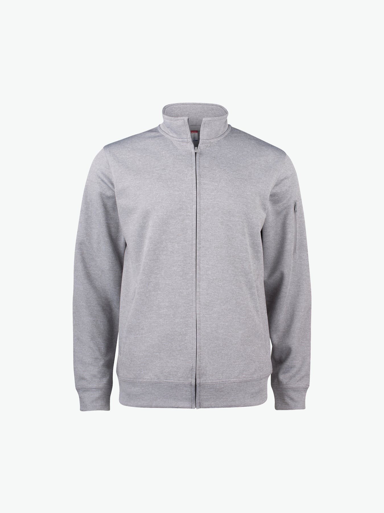 Clique Basic Active Cardigan - Grijsmelange Vest Clique XS