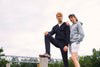 Clique Helix Half Zip - Grijsmelange Hoodie Clique