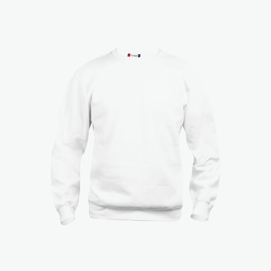 Clique Basic Roundneck Junior - Wit Sweater Clique 90/100