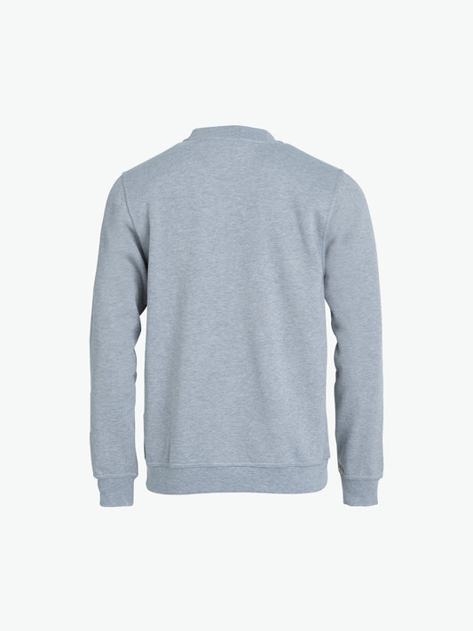 Clique Basic Roundneck Junior - Grijsmelange Sweater Clique