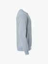Clique Basic Roundneck Junior - Grijsmelange Sweater Clique