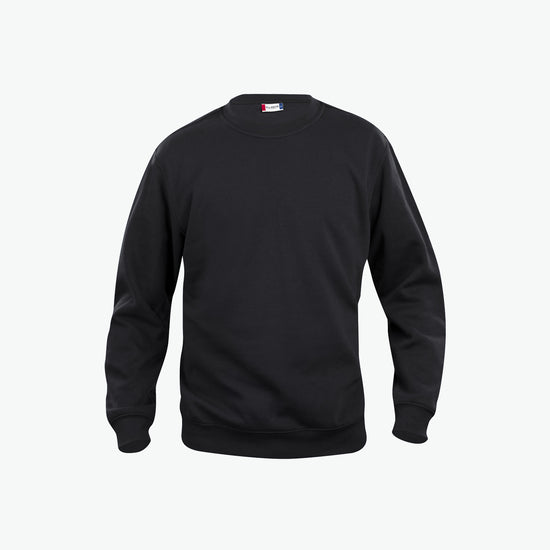 Clique Basic Roundneck Junior - Zwart Sweater Clique 90/100
