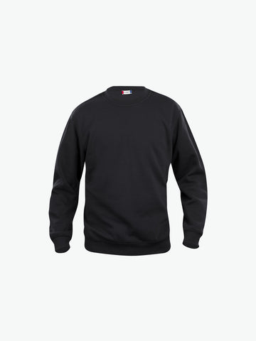 Clique Basic Roundneck Junior - Zwart Sweater Clique 90/100
