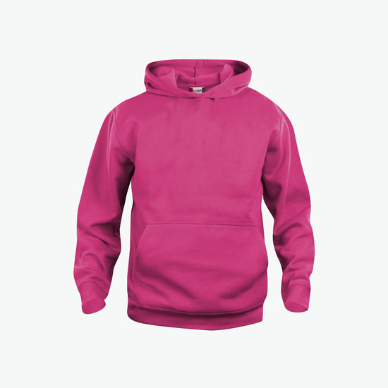 Clique Basic Hoody Junior - Helder Kersen Hoodie Clique 90/100