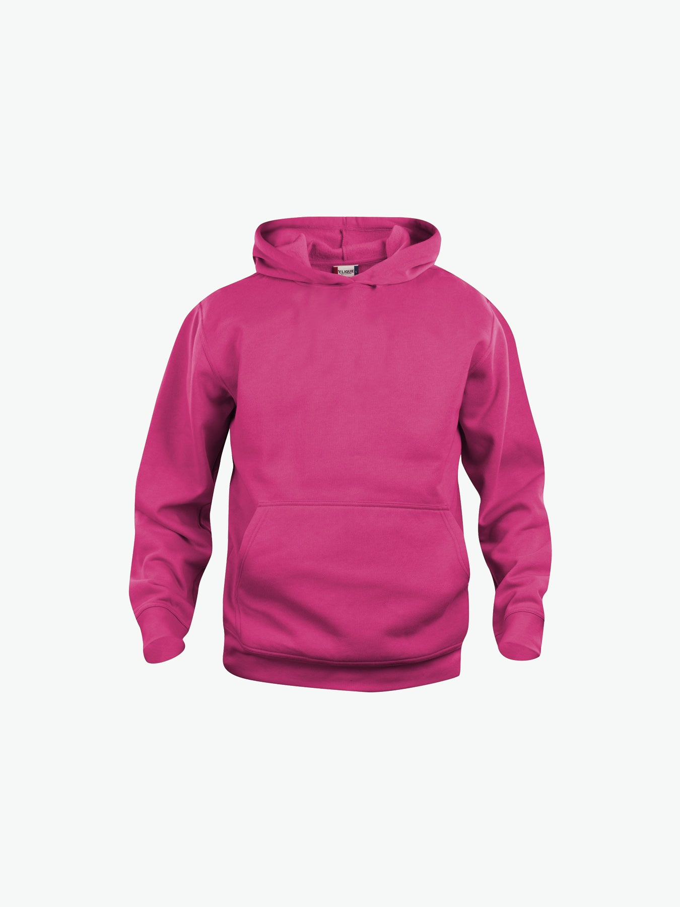 Clique Basic Hoody Junior - Helder Kersen Hoodie Clique 90/100