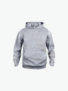 Clique Basic Hoody Junior - Grijsmelange Hoodie Clique 90/100