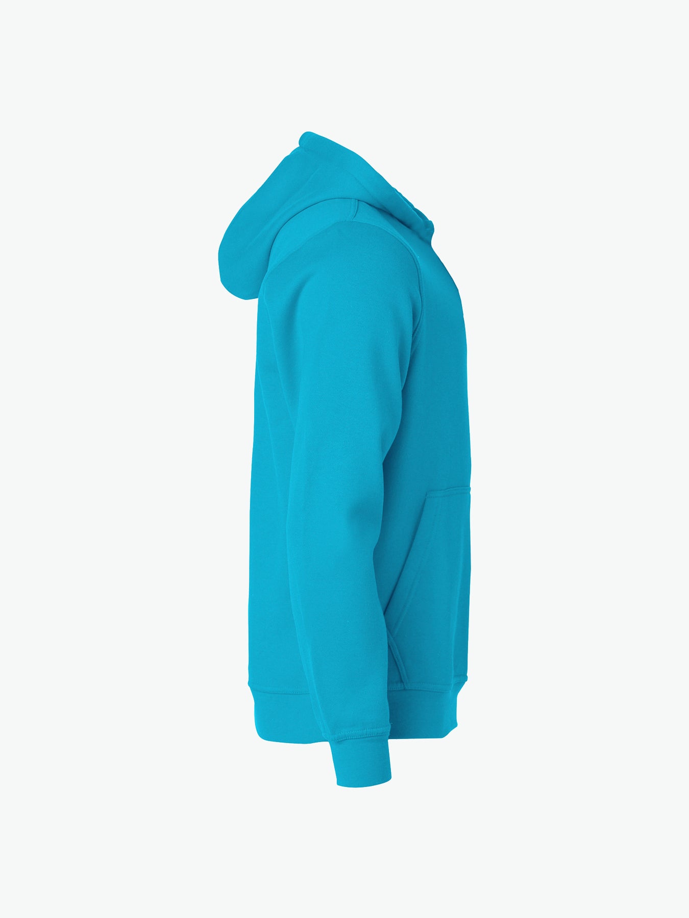 Clique Basic Hoody Junior - Turquoise Hoodie Clique