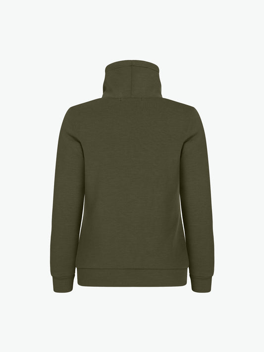 Clique Hobart Sweatshirt Women - Mistgroen Sweater Clique