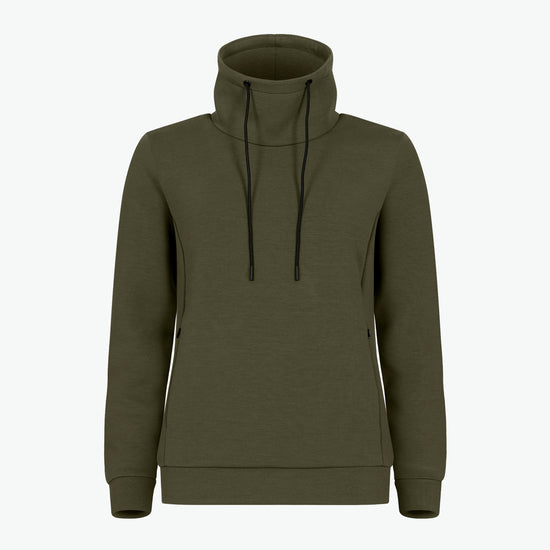 Clique Hobart Sweatshirt Women - Mistgroen Sweater Clique XS