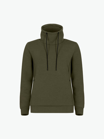 Clique Hobart Sweatshirt Women - Mistgroen Sweater Clique XS