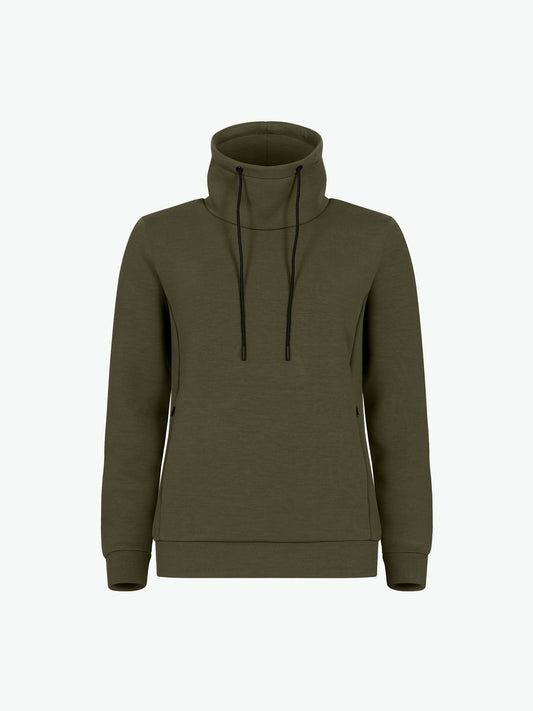 Clique Hobart Sweatshirt Women - Mistgroen Sweater Clique XS