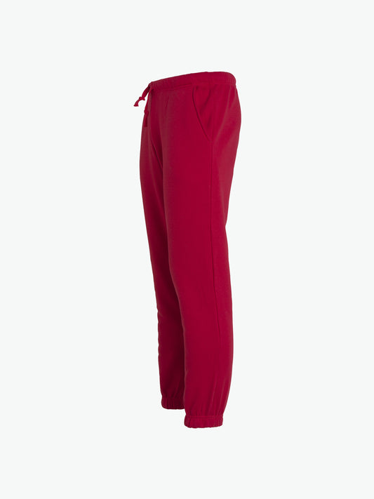 Clique Basic Pants Junior - Rood Lange Broek Clique