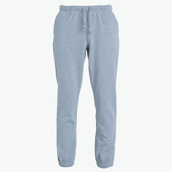 Clique Basic Pants Junior - Grijsmelange Lange Broek Clique 90/100