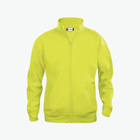 Clique Basic Cardigan Junior - Signaalgeel Vest Clique 90/100