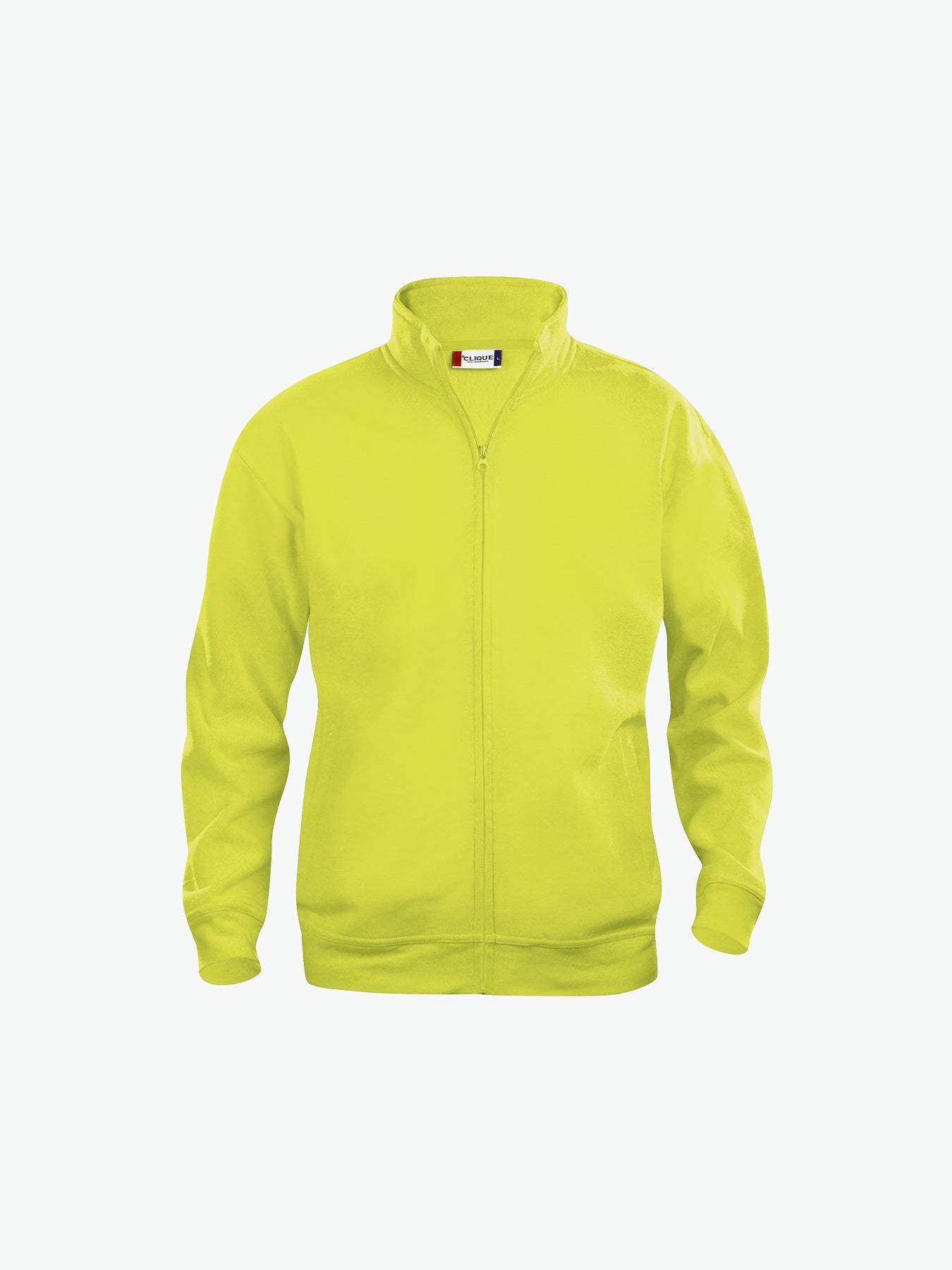 Clique Basic Cardigan Junior - Signaalgeel Vest Clique 90/100