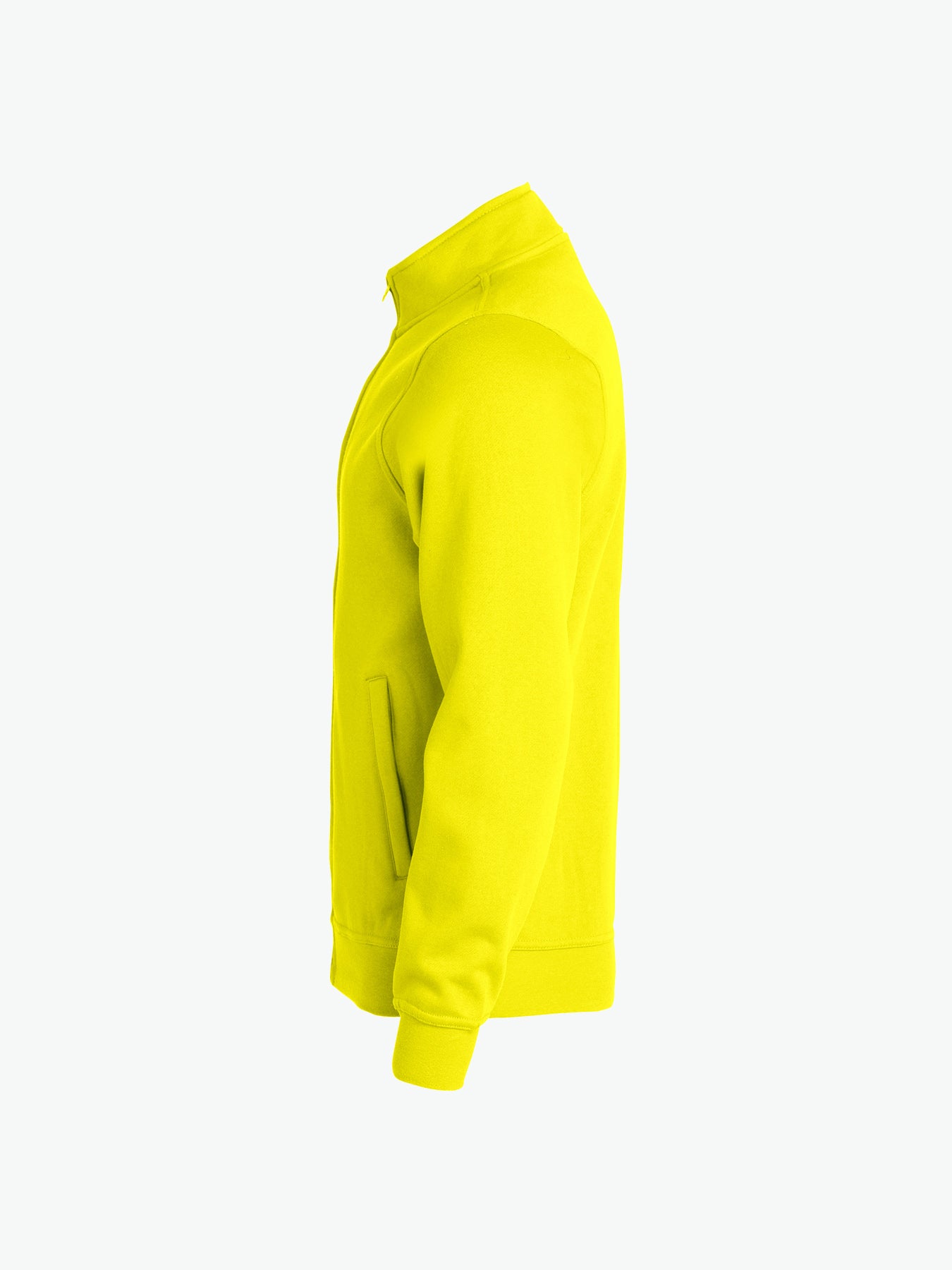 Clique Basic Cardigan Junior - Signaalgeel Vest Clique