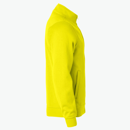 Clique Basic Cardigan Junior - Signaalgeel Vest Clique