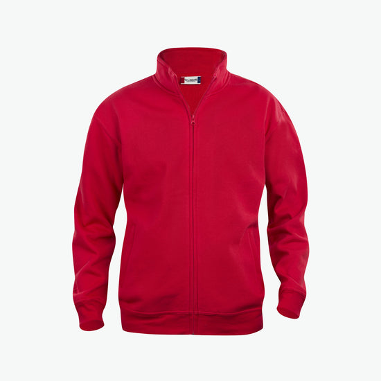 Clique Basic Cardigan Junior - Rood Vest Clique 90/100