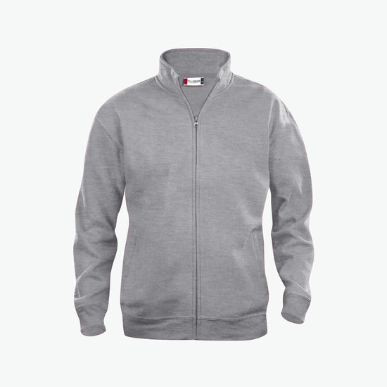 Clique Basic Cardigan Junior - Grijsmelange Vest Clique 90/100