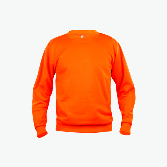 Clique Basic Roundneck - Signaaloranje Sweater Clique XS