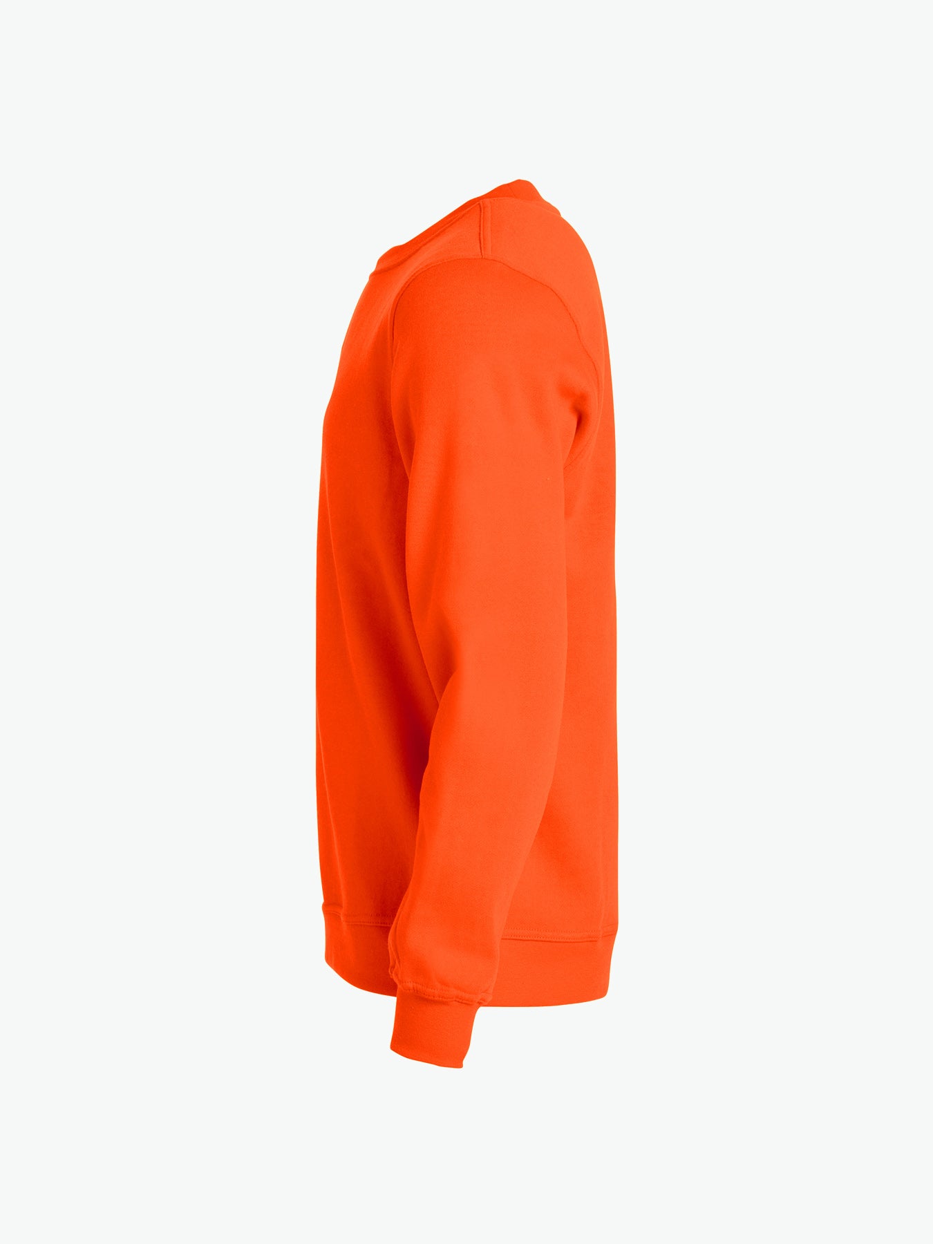 Clique Basic Roundneck - Signaaloranje Sweater Clique