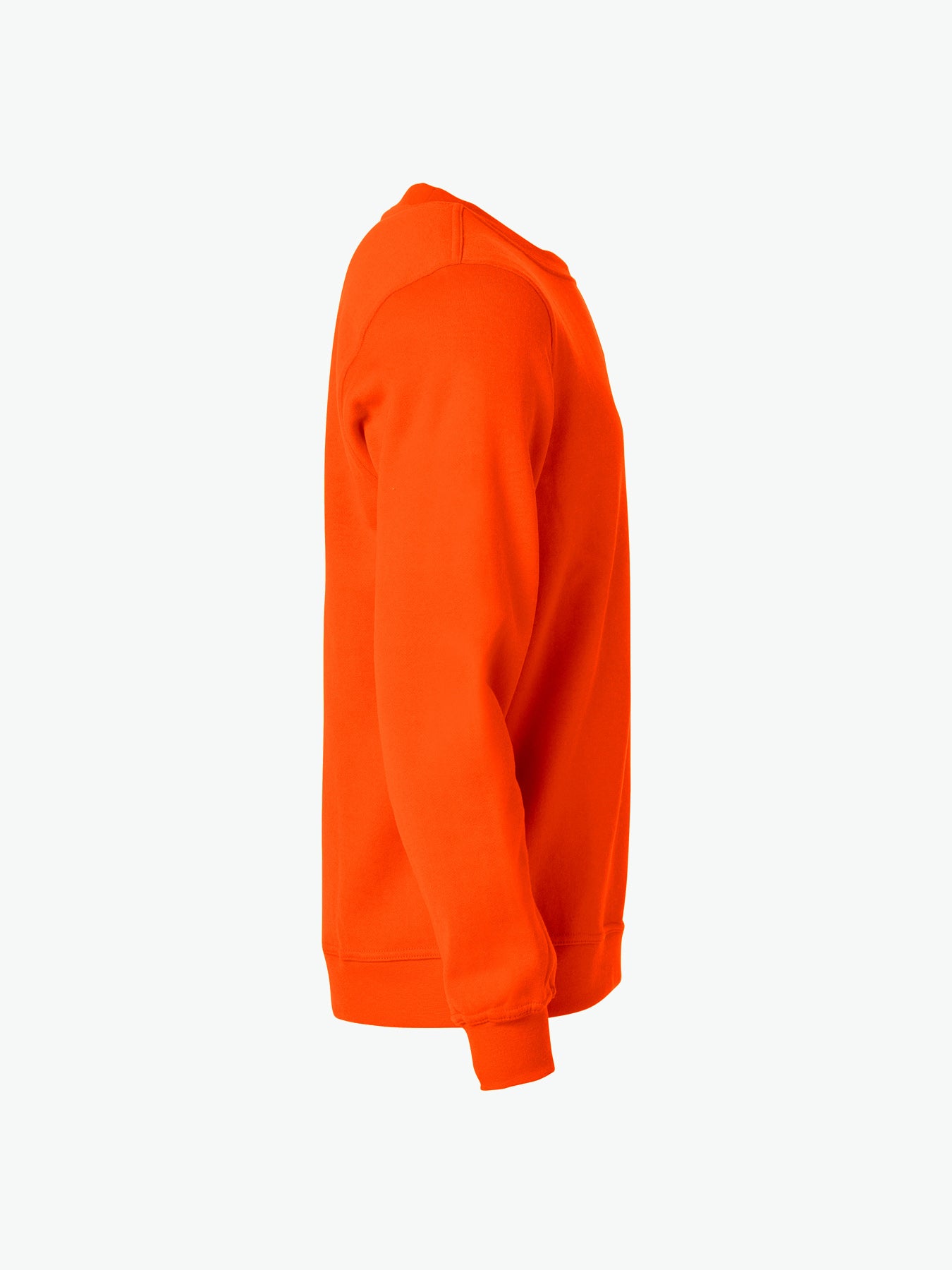 Clique Basic Roundneck - Signaaloranje Sweater Clique