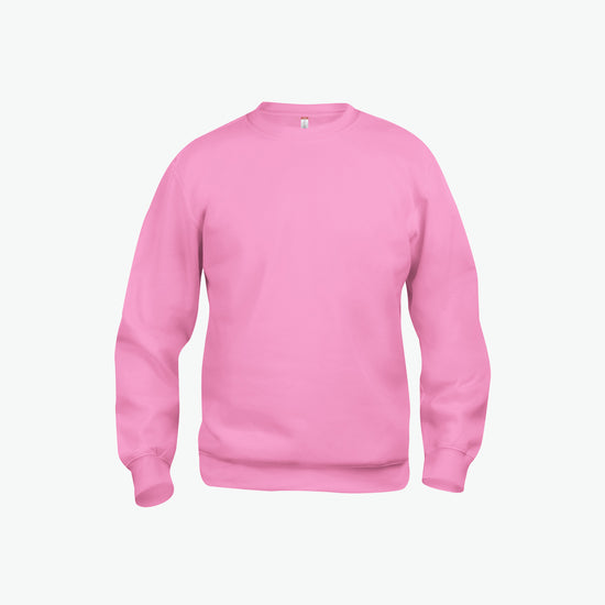 Clique Basic Roundneck - Helder Roze Sweater Clique XS