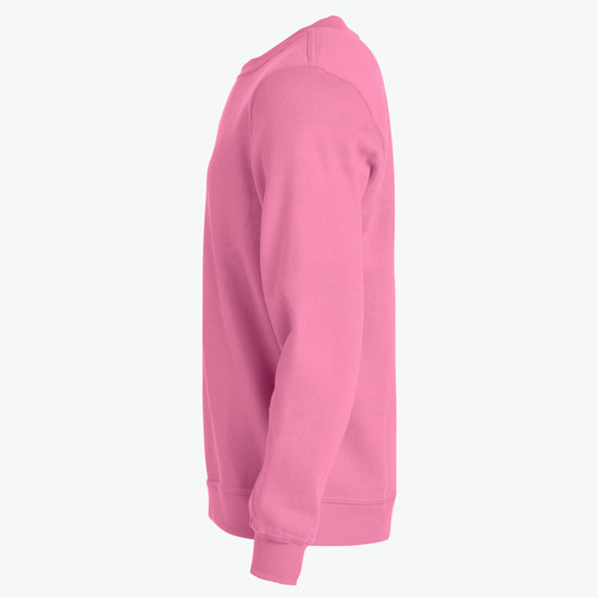 Clique Basic Roundneck - Helder Roze Sweater Clique