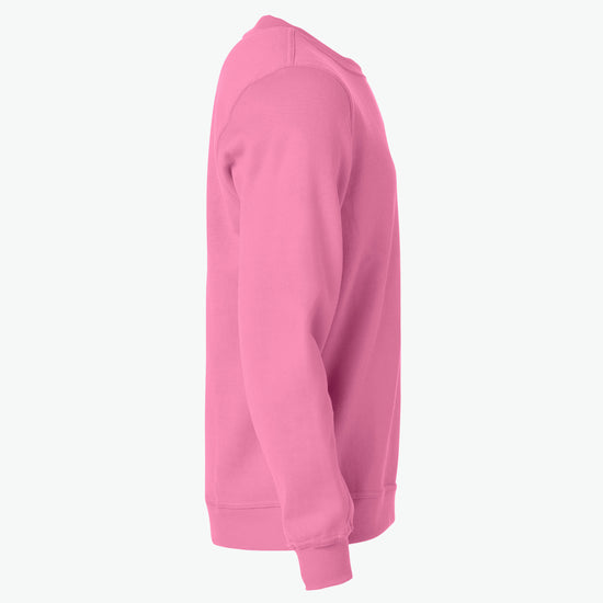 Clique Basic Roundneck - Helder Roze Sweater Clique