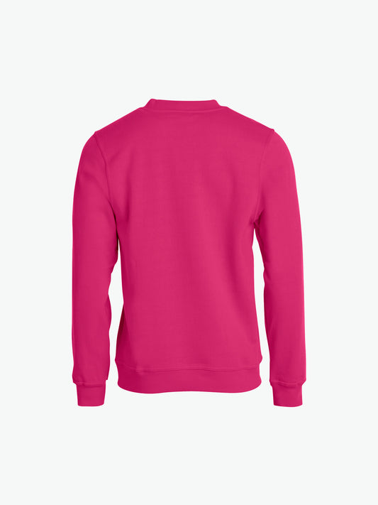 Clique Basic Roundneck - Helder Kersen Sweater Clique