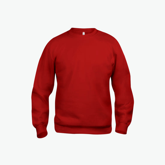 Clique Basic Roundneck - Rood Sweater Clique XS