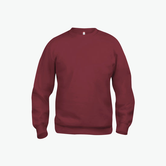 Clique Basic Roundneck - Bordeaux Sweater Clique XS